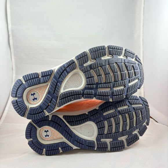 UNDER ARMOUR HOVR Sonic Running Shoes Peach/Coral Women’s Size 6.5 - Picture 7 of 9